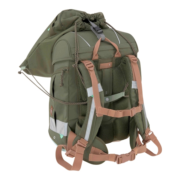 babywalz LässigSchulranzen-Set Boxy Unique 7-tlg. olive Online Outlet