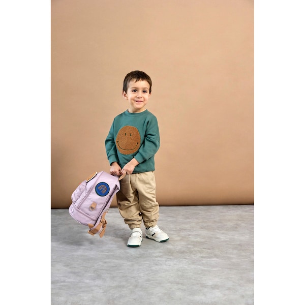 babywalz LässigKindergartenrucksack Mini Backpack Little Gang lila Räumungsverkauf