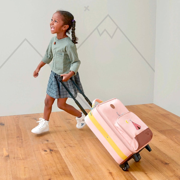 babywalz LässigKindertrolley Adventure Tipi - rosa VIP-Rabatte