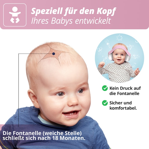 babywalz AlpineMuffy Baby Gehörschutz pink Tiefpreis
