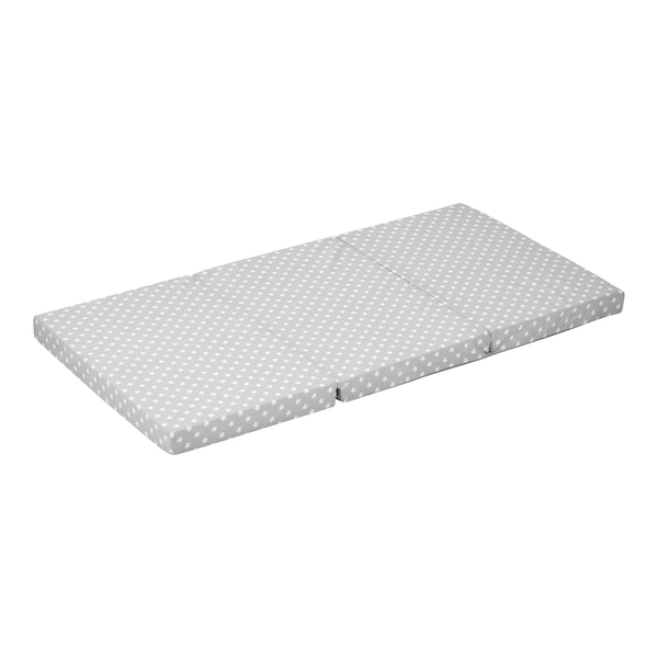 babywalz AlviMatratze für Reisebett 60x120 cm grau / kleiner Stern