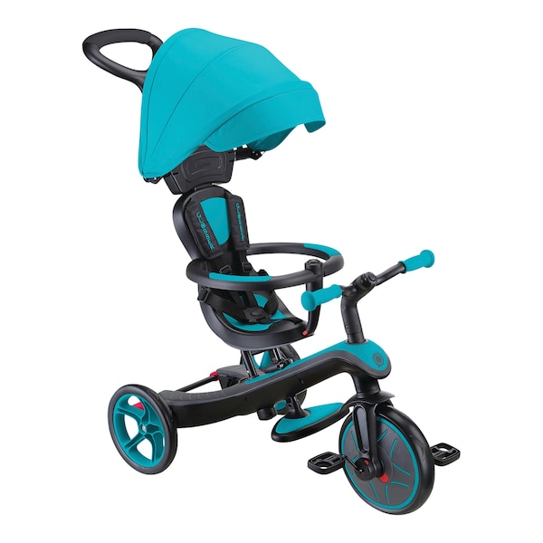 babywalz GlobberDreirad Explorer Trike 4in1 türkis Auslauf