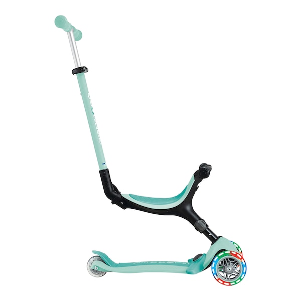 babywalz GlobberScooter 3in1 Go-Up active mit Leuchtrollen mint Günstiger Verkauf