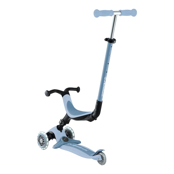 babywalz GlobberScooter 3in1 Go-Up active ECO mit Leuchtrollen blaubeere blaubeere Fabrik Onlineshop
