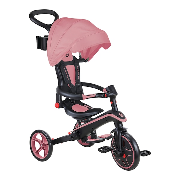 babywalz GlobberDreirad Explorer Trike foldable 4in1 rosa Fabrikpreis