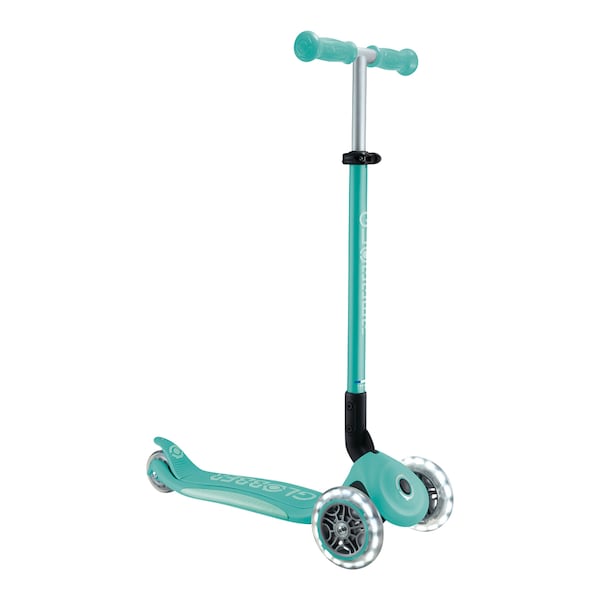 babywalz GlobberScooter PRIMO Foldable Plus Lights dunkelmint