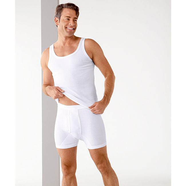 babybutt Erwin Müller Feinripp Herren-Unterhemd im 4er-Pack 2025