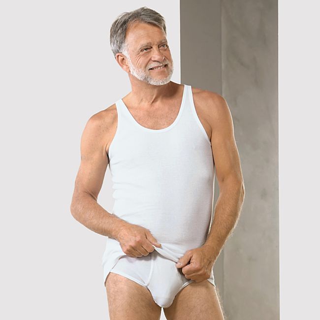 babybutt Schiesser Feinripp Herren-Unterhemd im 2er-Pack Exklusivangebot