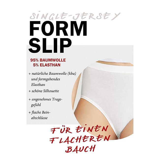 babybutt Con-ta Single-Jersey Damen-Formslip im 2er-Pack Lagerräumung