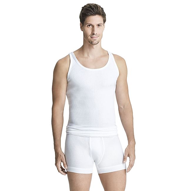 babybutt Conta Doppelripp Herren-Unterhemd im 2er-Pack Tägliche Deals