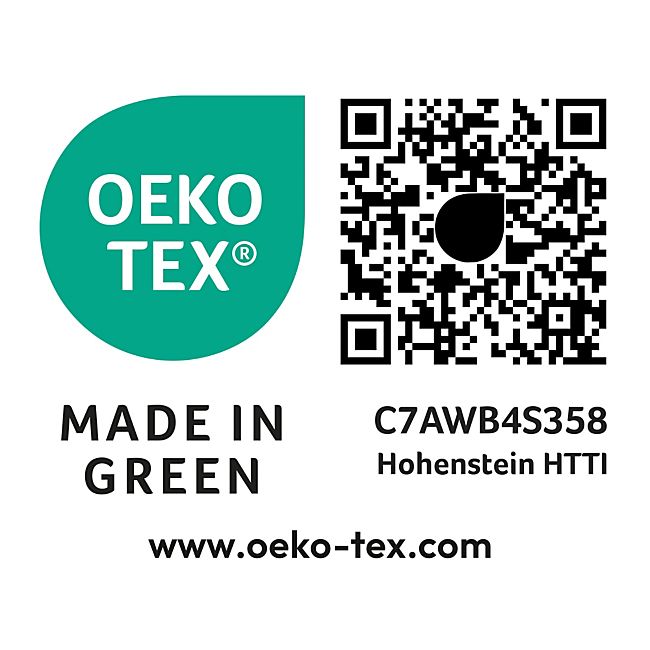 babybutt Kaeppel Mako-Satin Wendebettwäsche "Green Garden" Sonderangebot der Fabrik