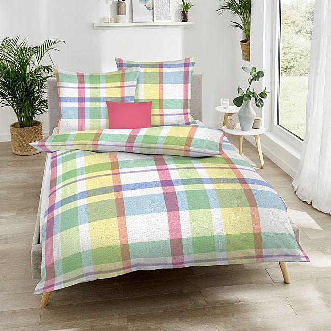 babybutt Kaeppel Seersucker Bettwäsche "Madras Karo" Black Friday Preise