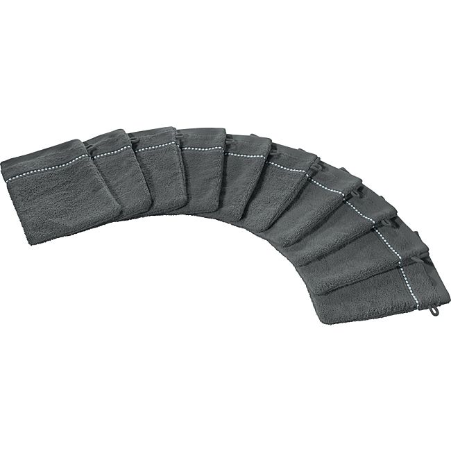babybutt Erwin Müller Walk-Frottier Waschhandschuh "Mannheim" im 10er-Pack Riesige Ersparnisse