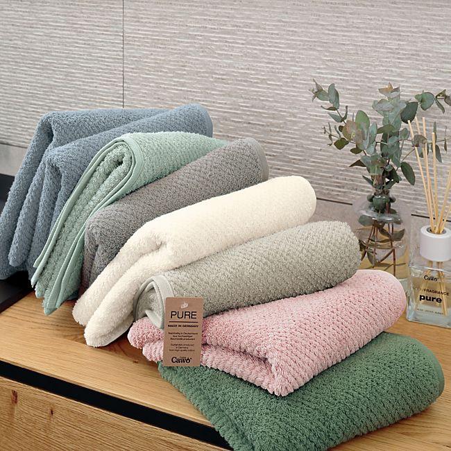 babybutt Cawö Walk-Frottier Duschtuch "Pure uni" Clearance-Verkauf