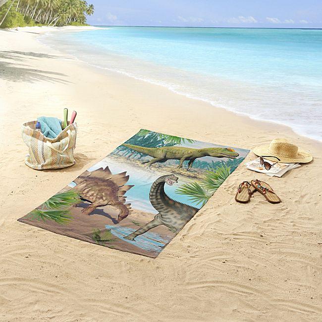 babybutt Good Morning Polyvelours Strandtuch "Dino" Bis zu 60% Rabatt