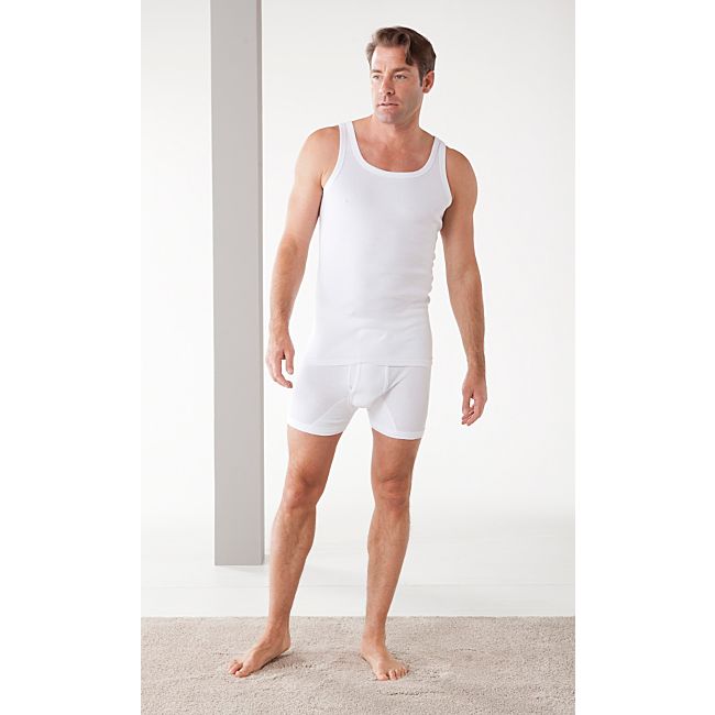 babybutt Erwin Müller Doppelripp Herren-Unterhemd im 2er-Pack Valentinstagsangebot