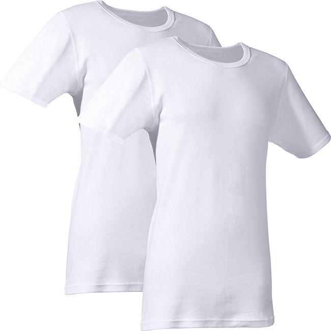 babybutt Erwin Müller Feinripp Herren-Unterhemd 1/2-Arm im 2er-Pack