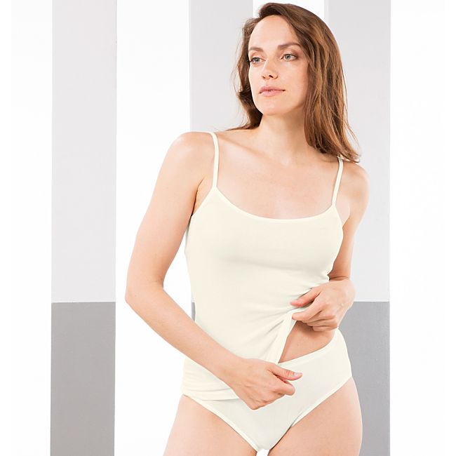 babybutt Erwin Müller Damen-Unterhemd mit Spaghettiträgern im 2er-Pack Großer Ausverkauf