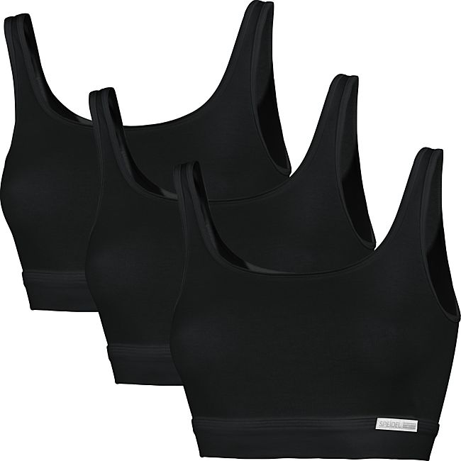 babybutt Speidel Bio Single-Jersey Damen-Bustier "Bio Cotton plus" im 3er-Pack Vatertagsangebot