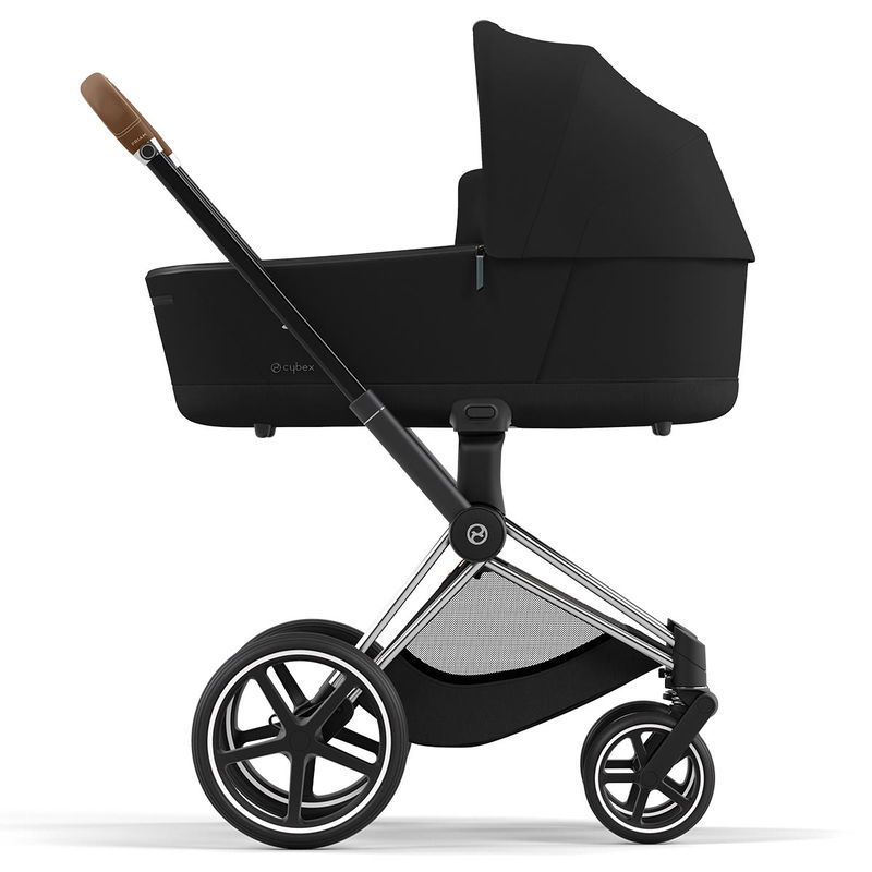 babyonlineshop CYBEX PRIAM Kinderwagen Sepia Black Bundle New Generation inkl. 7 Zubehörartikel Sonderangebot der Fabrik