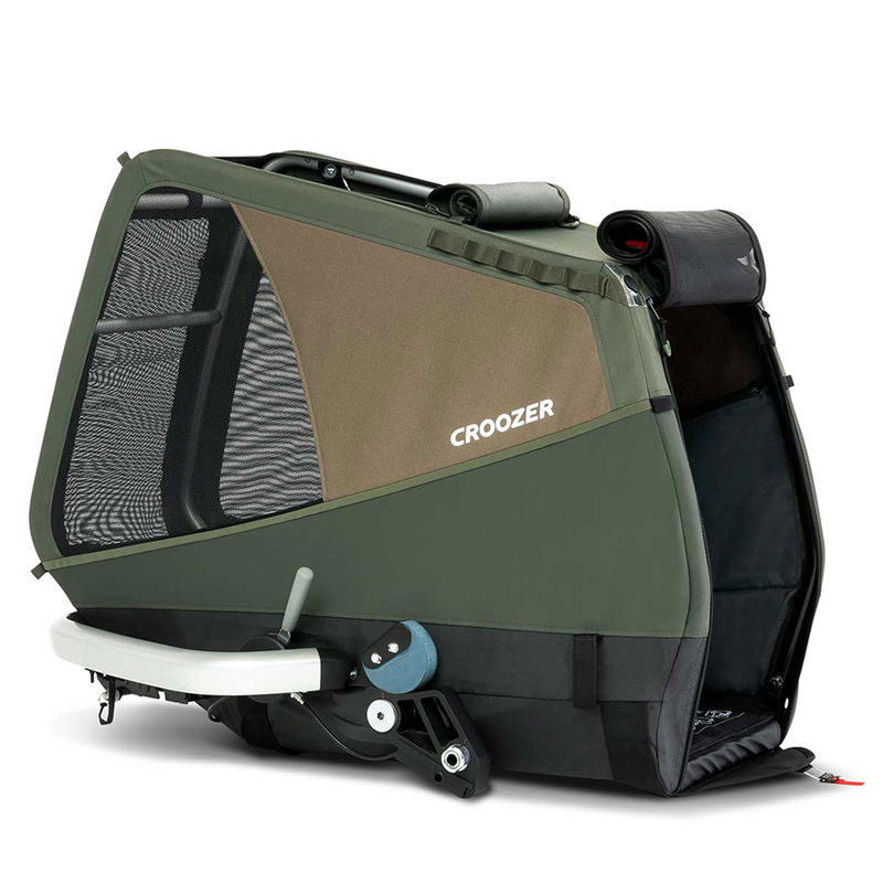 babyonlineshop Croozer Dog Enna Moss green Fahrradanhänger für mittelgroße Hunde geeignet Discount Store für neue Produkte