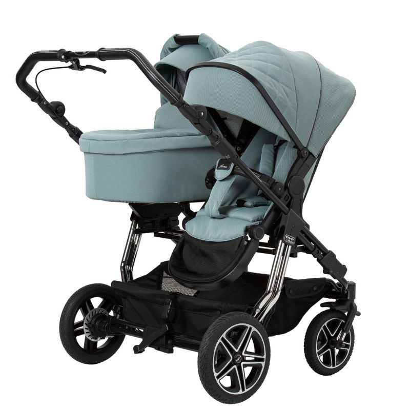 babyonlineshop Hartan 2025 Zwillings-/Geschwisterwagen Two Select – schwarz Riesige Rabatte