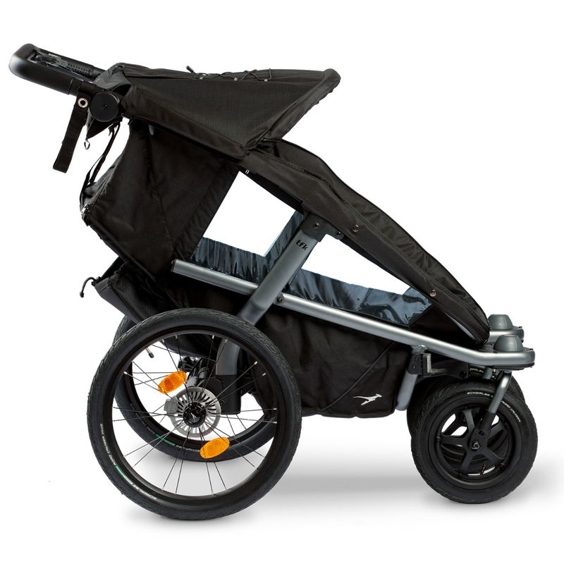 babyonlineshop tfk Velo 2 Fahrradanhänger schwarz 50% Rabatt mit kostenlosem Versand