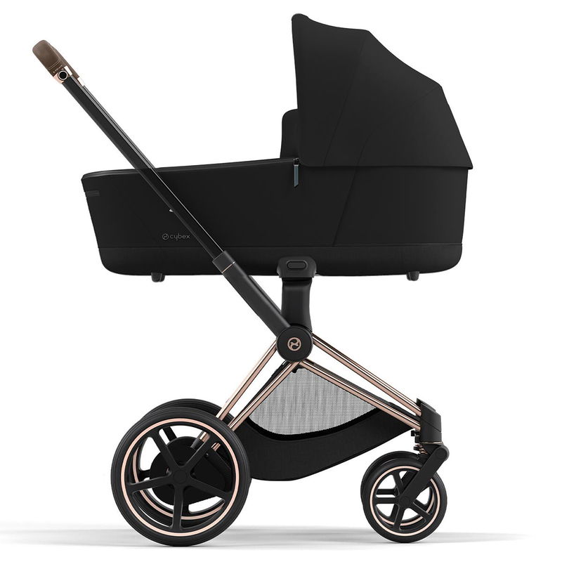 babyonlineshop CYBEX e-PRIAM Kinderwagen Sepia Black Bundle New Generation inkl. 8 Zubehörartikel Clearance-Verkauf