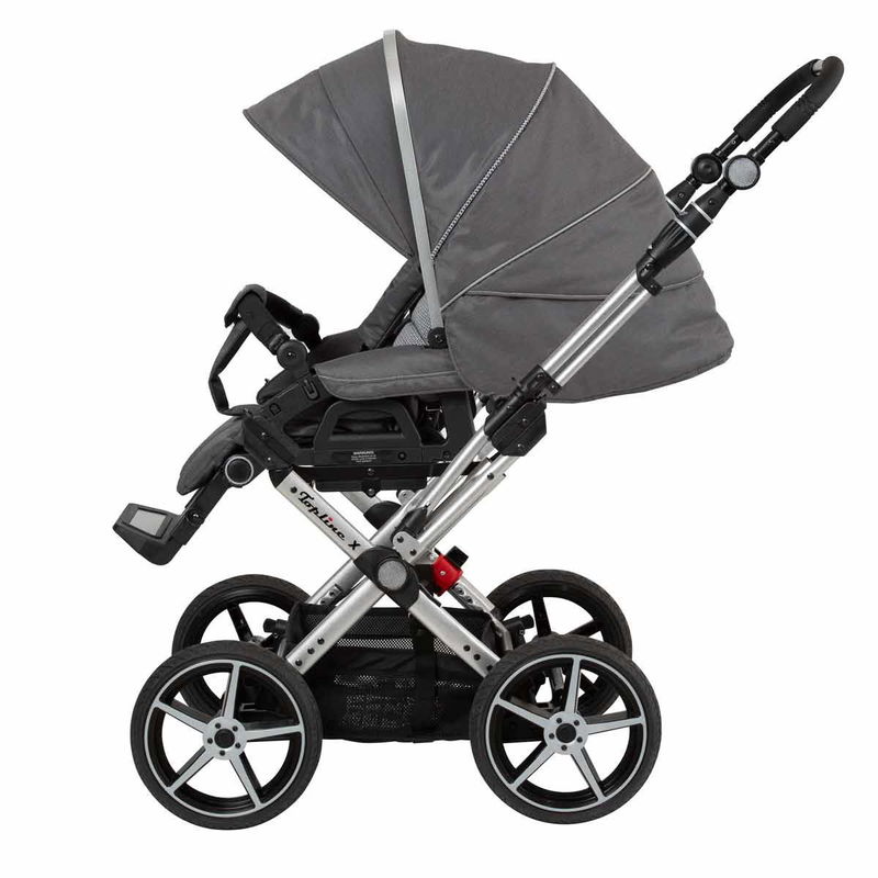 babyonlineshop Hartan Topline X Kinderwagen mit Kombitasche im Design chocolate hearts Kostenloser Versand international