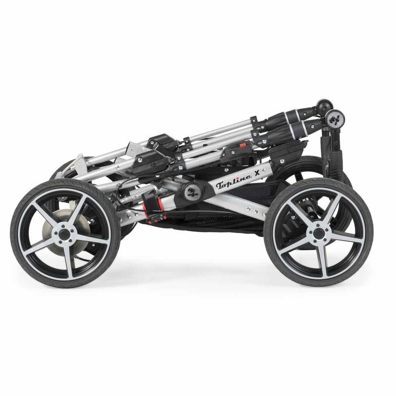 babyonlineshop Hartan Topline X Kinderwagen mit Kombitasche im Design chocolate hearts Kostenloser Versand international