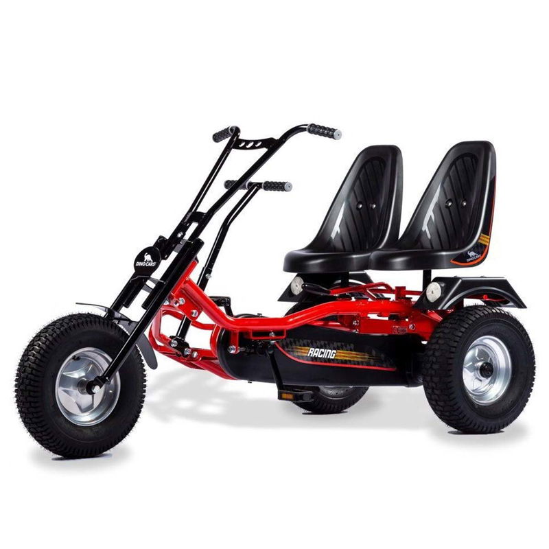 babyonlineshop Dino Cars 2Rider F GoKart rot/schwarz mit Offroad/Breitreifen Blitzverkäufe