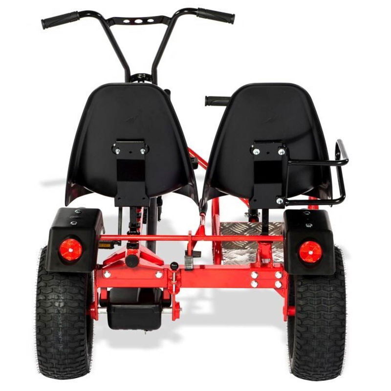 babyonlineshop Dino Cars 2Rider F GoKart rot/schwarz mit Offroad/Breitreifen Blitzverkäufe