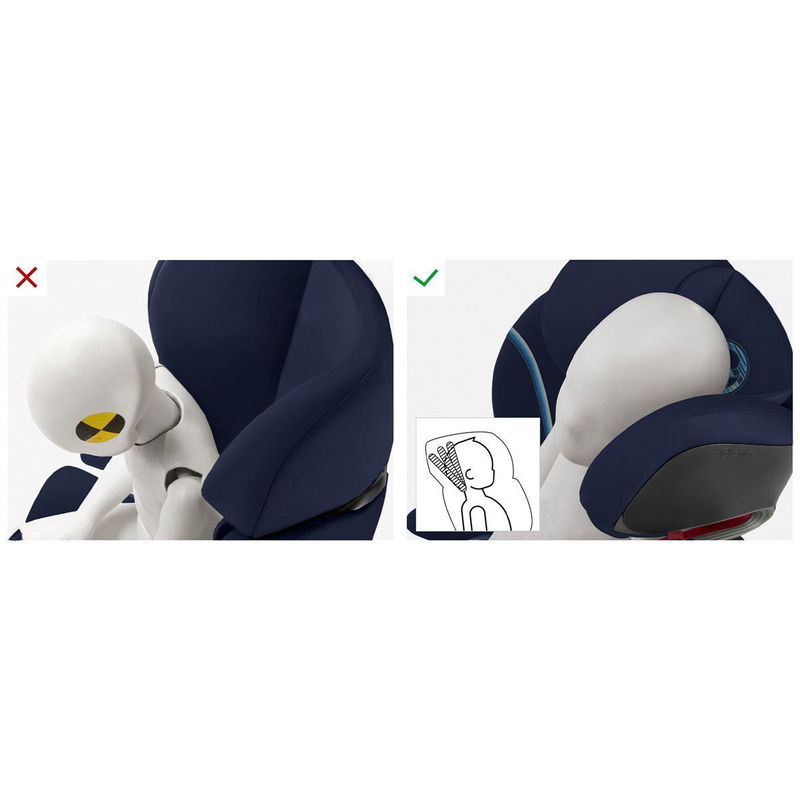 babyonlineshop CYBEX Solution X-Fix Kindersitz Blue Moon Gruppe 2/3 Exklusivangebot