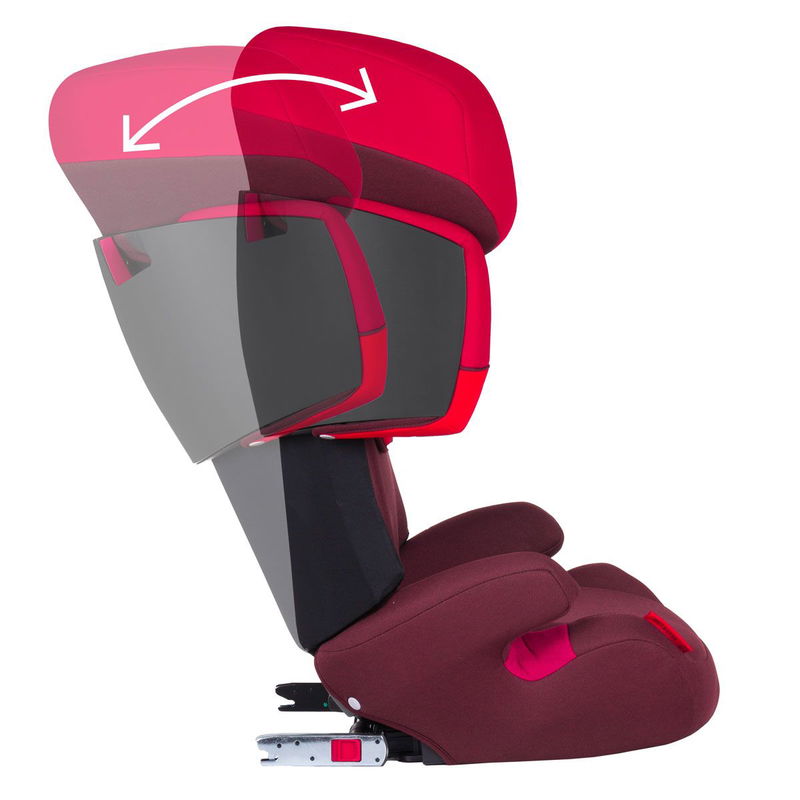 babyonlineshop CYBEX Solution X-Fix Kindersitz Rumba Red Gruppe 2/3 Saisonschlussverkauf