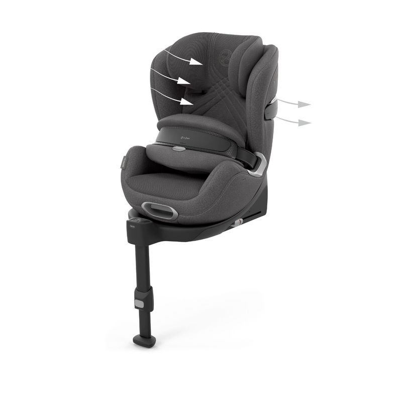 babyonlineshop CYBEX Anoris T2 i-Size Kindersitz Plus Mirage Grey Ab 15 Monate bis ca. 7 Jahre Blitzangebot