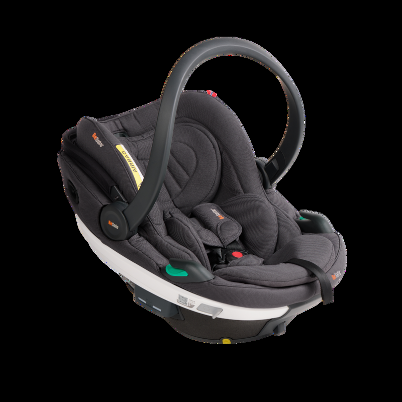 babyonlineshop BeSafe Go Beyond Babyschale und Beyond 360 Autositz mit Base Dark Grey Mélange Neuheiten