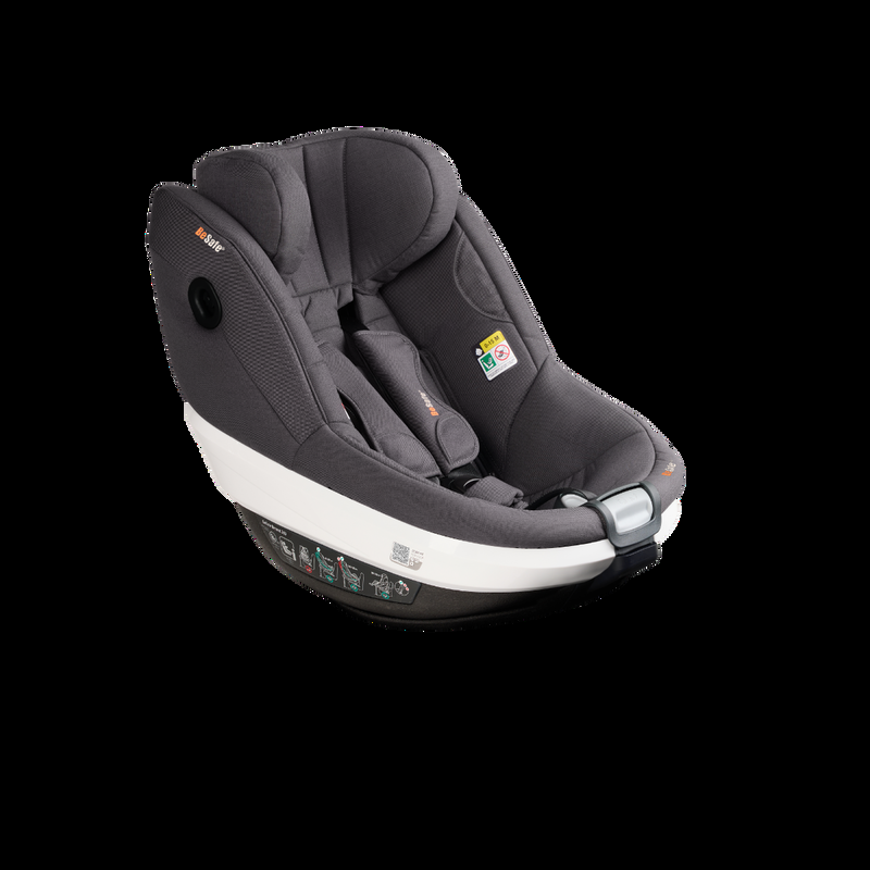 babyonlineshop BeSafe Go Beyond Babyschale und Beyond 360 Autositz mit Base Dark Grey Mélange Neuheiten