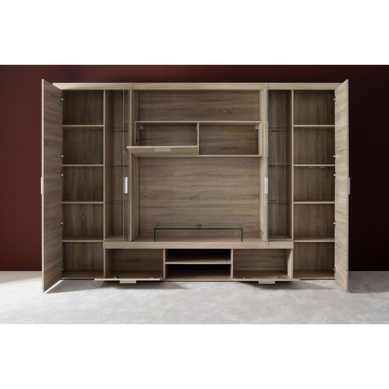 babyonlineshop trendteam Mondeo Anbauwand Eiche Sägerau Hell VIP-Rabatte