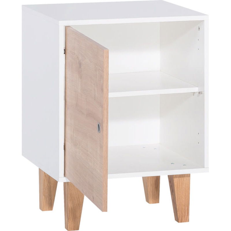 babyonlineshop VOX Concept 1-türiger kleiner Schrank white/oak Bis zu 50% Rabatt