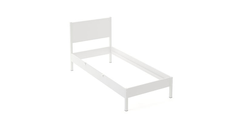 babyonlineshop Nature Kid Fabi Familienbett weiß 180 x 200 cm Doppeltbett und 90 x 200 cm Einzelliege Hotsell