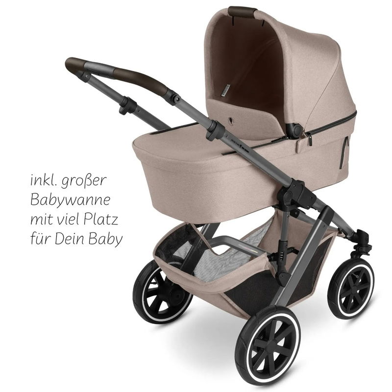 babyonlineshop ABC Design Salsa 5 Air Kombikinderwagen Camel Fabrikpreis