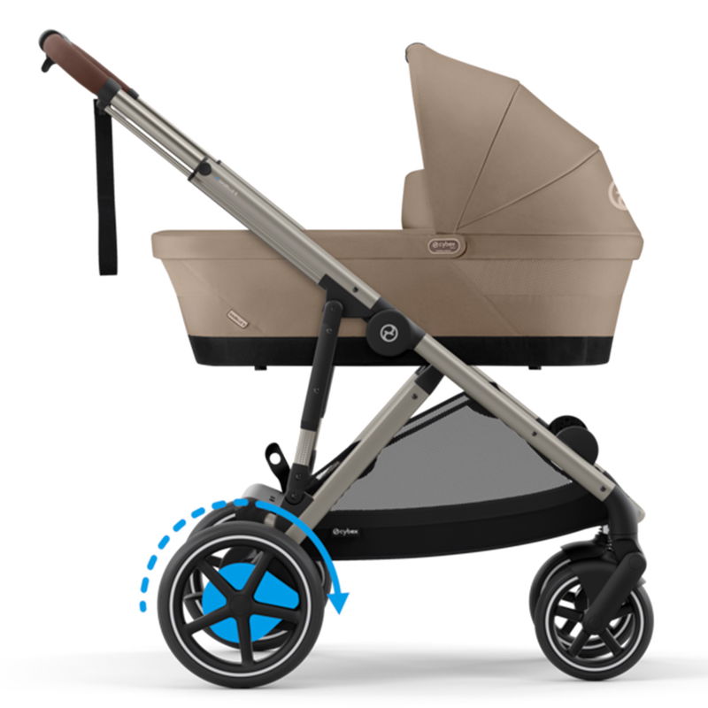 babyonlineshop Cybex eGazelle S Plus Bundle Almond Beige inkl. Babywanne Adapter Base Cloud T i-Size Großer Ausverkauf