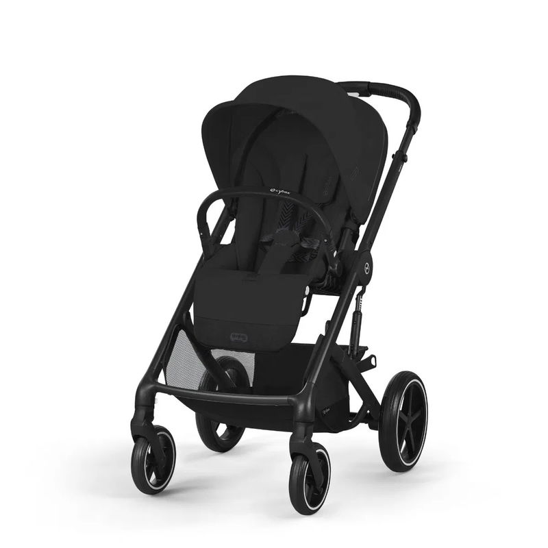 babyonlineshop CYBEX Balios S LUX Kinderwagen + Cloud T i-Size Bundle Moon Black Preisnachlass