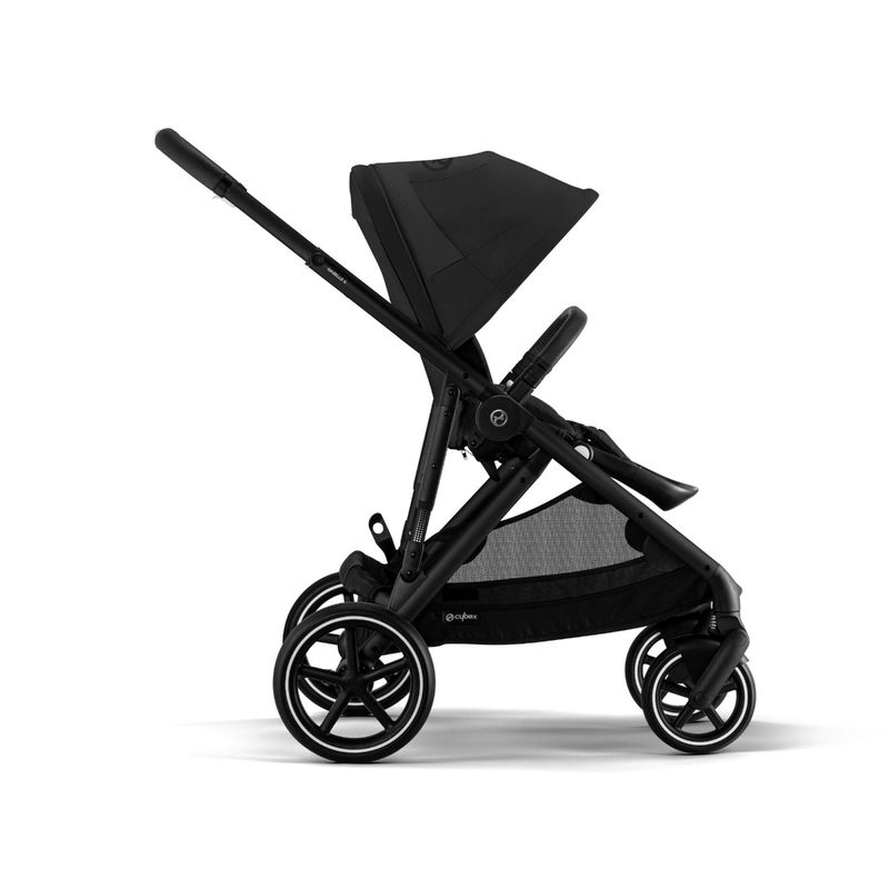 babyonlineshop CYBEX Gazelle S Kinderwagen Moon Black + Cloud T I-Size + Zubehör Bundle Osterangebot
