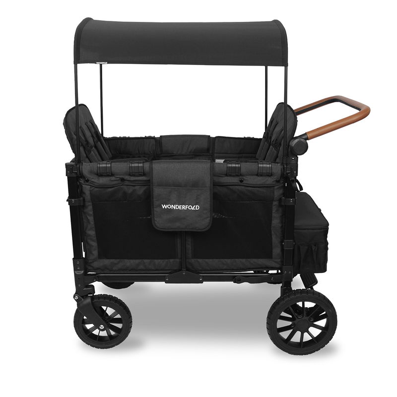 babyonlineshop WonderFold W4 Luxe Bollerwagen - Volcano Black Neueste Mode