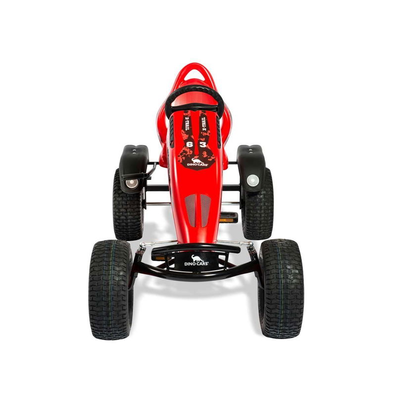 babyonlineshop Dino Cars X-Trail BF1 GoKart schwarz mit Bremsfreilauf & Pendelachse Neuheiten