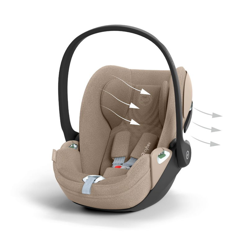 babyonlineshop CYBEX Cloud T i-Size Plus Cozy Beige Babyschale Bis zu 50% Rabatt