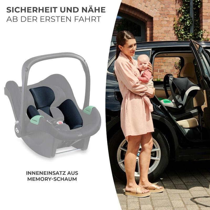 babyonlineshop Kinderkraft MINK PRO i-Size Kindersitz black 40-75 cm Vierteljährliche Förderung
