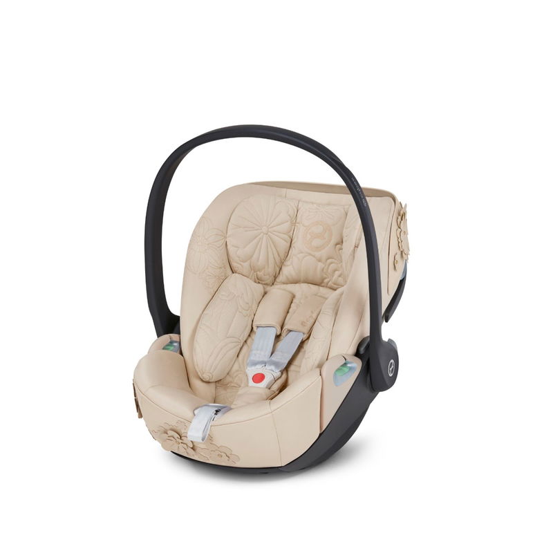 babyonlineshop CYBEX Cloud T i-Size Fashion Collection Flowers Nude Blush Riesige Rabatte