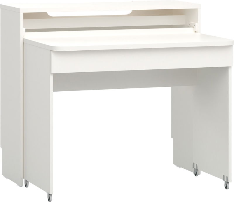 babyonlineshop Vox RELI - Schreibtisch ausziehbar in Alabasterweiß Fabrik Onlineshop